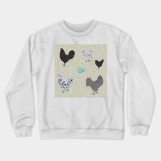 BBS Ameraucana Pattern Cream Crewneck Sweatshirt